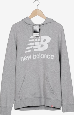 new balance Kapuzenpullover L in Grau: Vorderseite