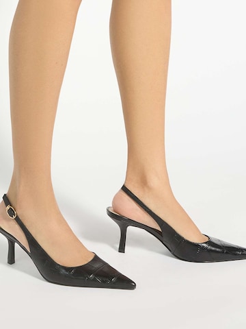 Dune LONDON Slingpumps 'Celise' in Zwart