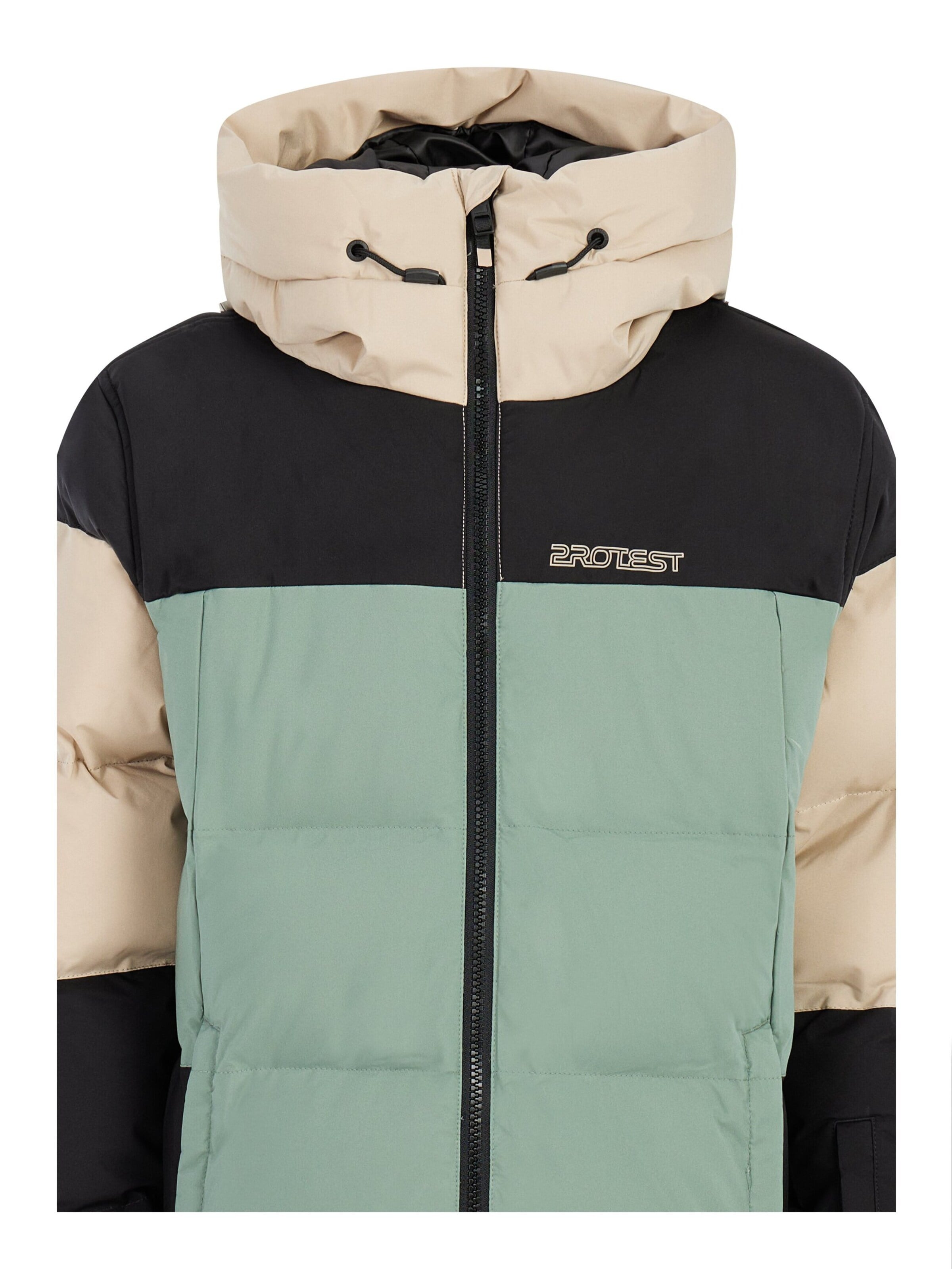 PROTEST Athletic Jacket 'PRTJustin JR' in Green