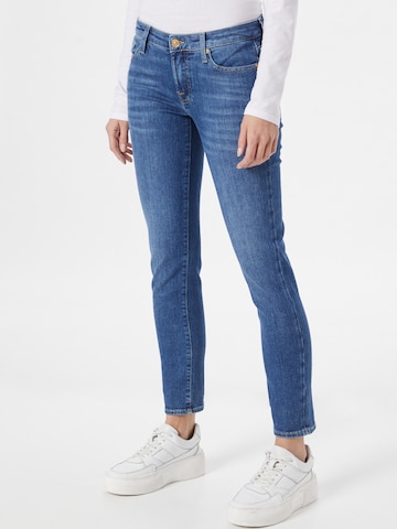 Freequent Skinny Jeans 'HARLOW' in Blauw: voorkant