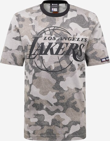 BOSS Shirt 'NBA' in Grey: front