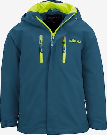TROLLKIDS Outdoor jacket in Blue: front