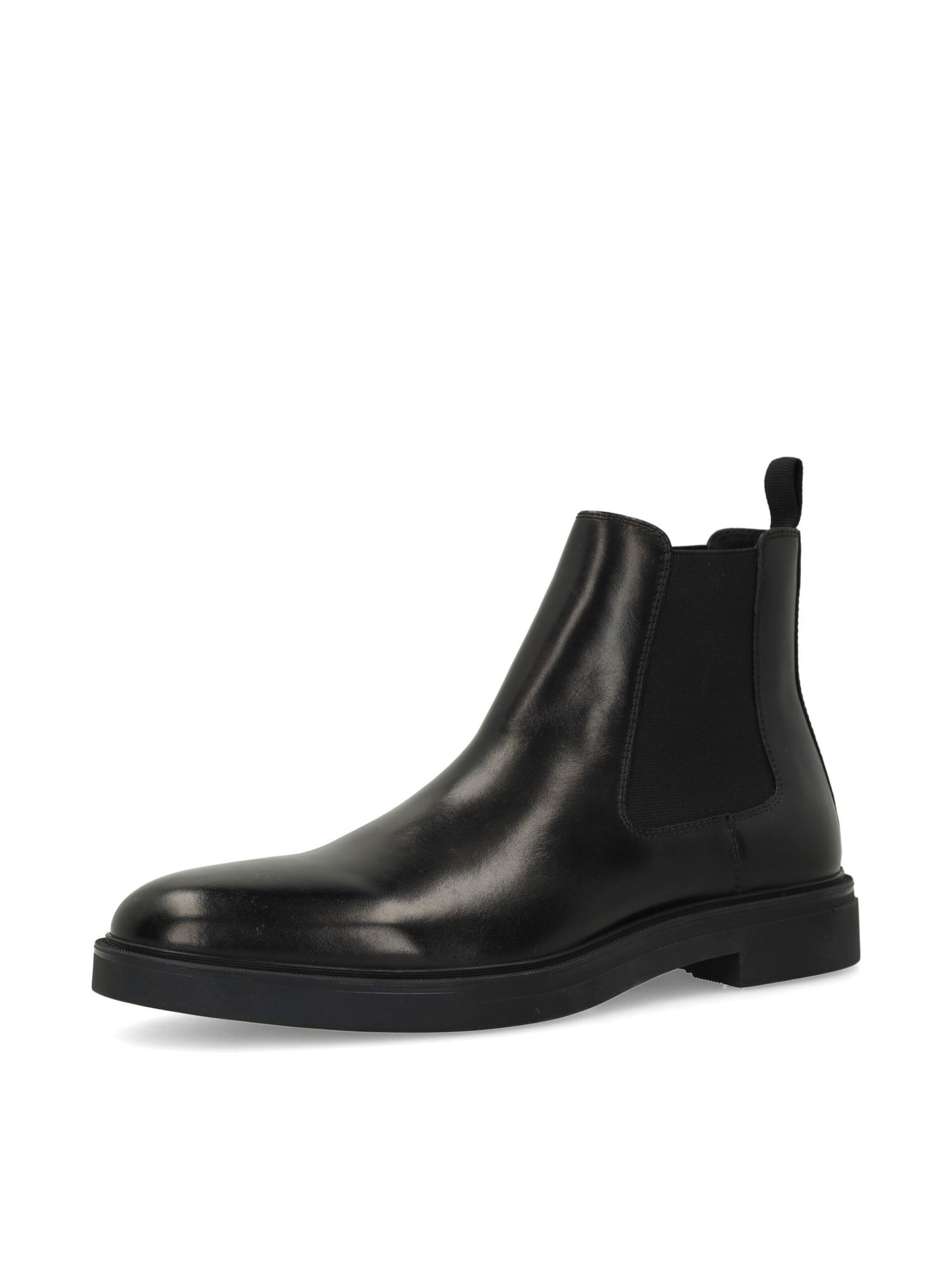 MANFIELD Chelsea boots in Zwart: voorkant