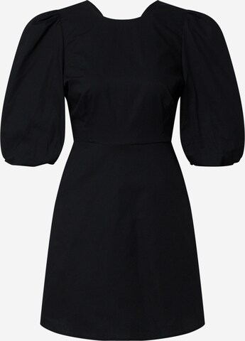 EDITED Sukienka 'Havin' w kolorze czarny: przód
