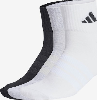 ADIDAS PERFORMANCE Sportsocken in 43-45 in pastellblau / graumeliert / schwarz / weiß, Produktansicht