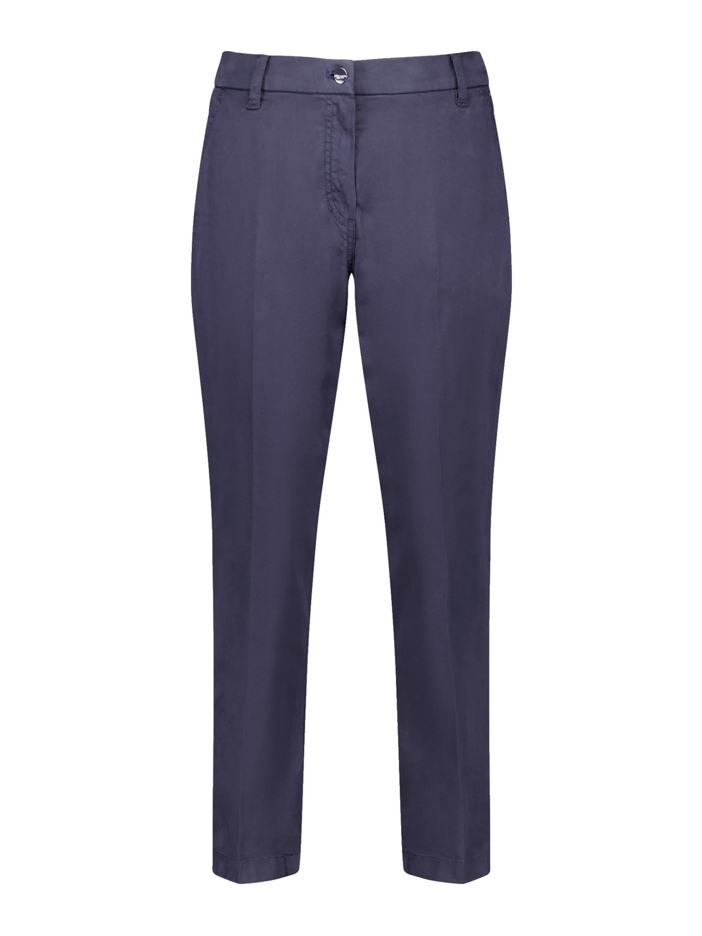 GERRY WEBER Štandardný strih Nohavice s pukmi - Modrá: predná strana