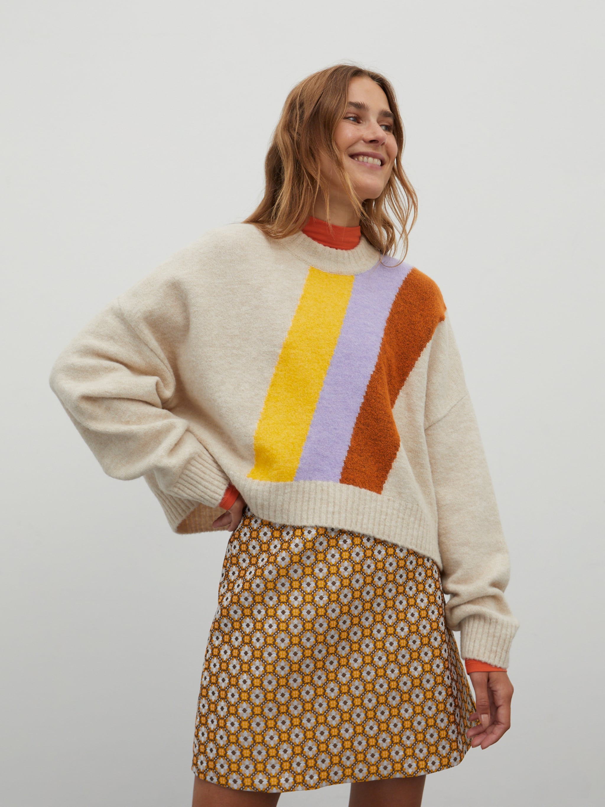 EDITED Produits Pull-over 'Larissa' beige