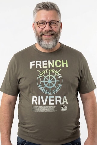 Men Plus Shirt in Grijs