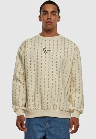 Karl Kani - Sweatshirt em bege: frente