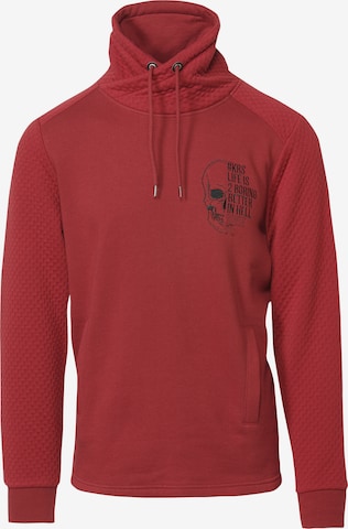 Sweat-shirt KOROSHI en rouge : devant