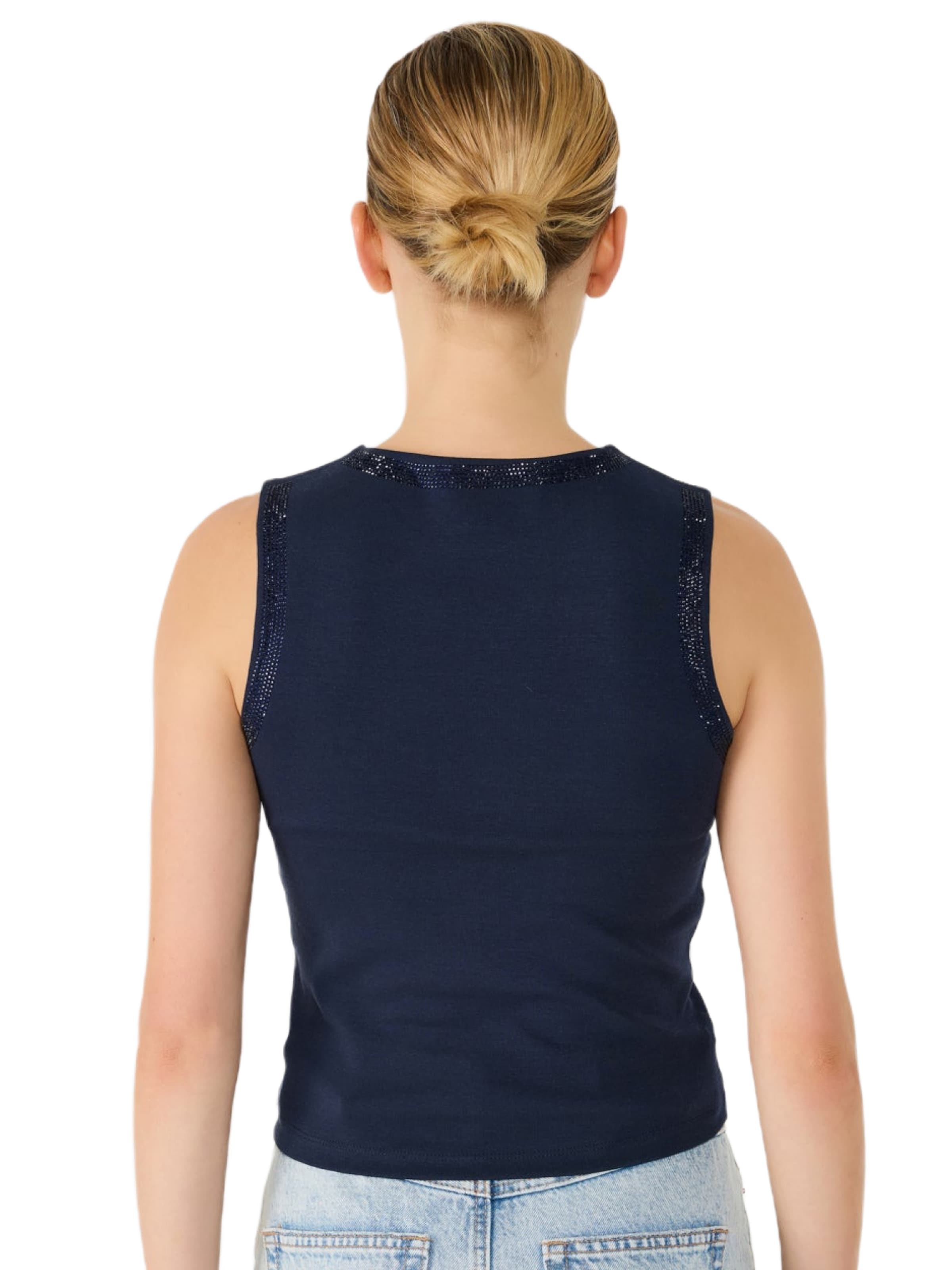 No Matter What Top in Blue