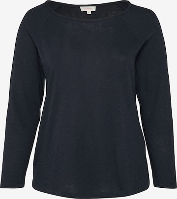 T-shirt s.Oliver Red Label Plus en bleu : devant