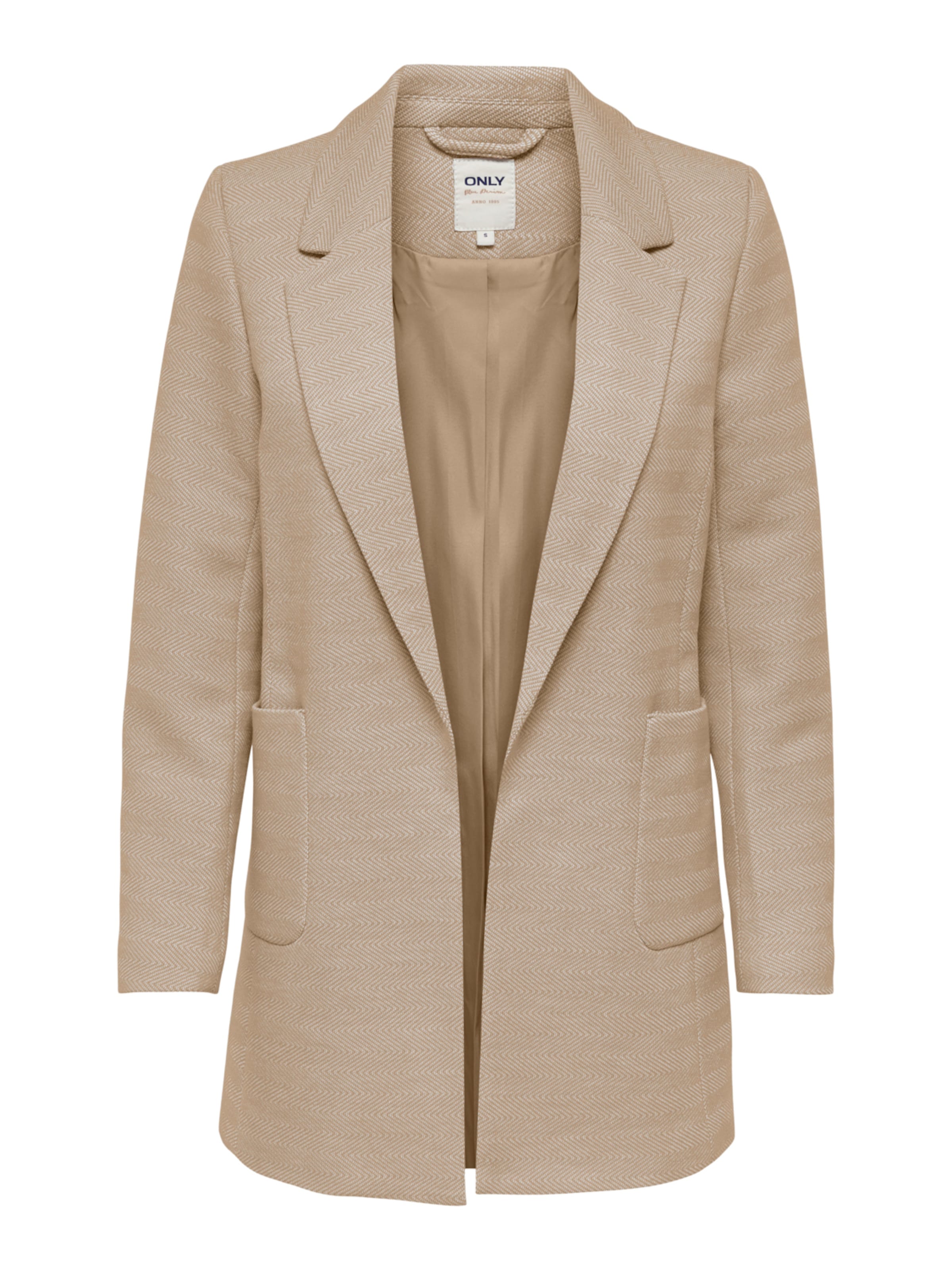 ONLY - Blazer 'Baker-Linea' en beige: frente
