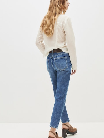 Coupe slim Jean Pull&Bear en bleu