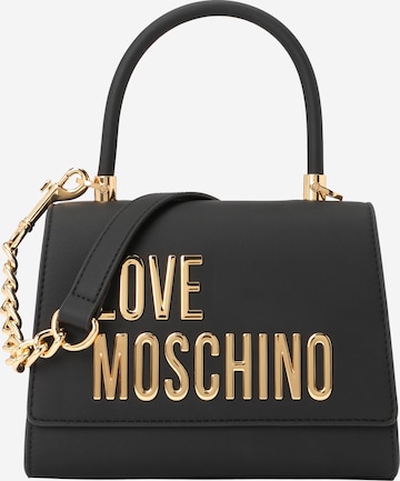 melns Love Moschino Rokassomiņa: no priekšpuses