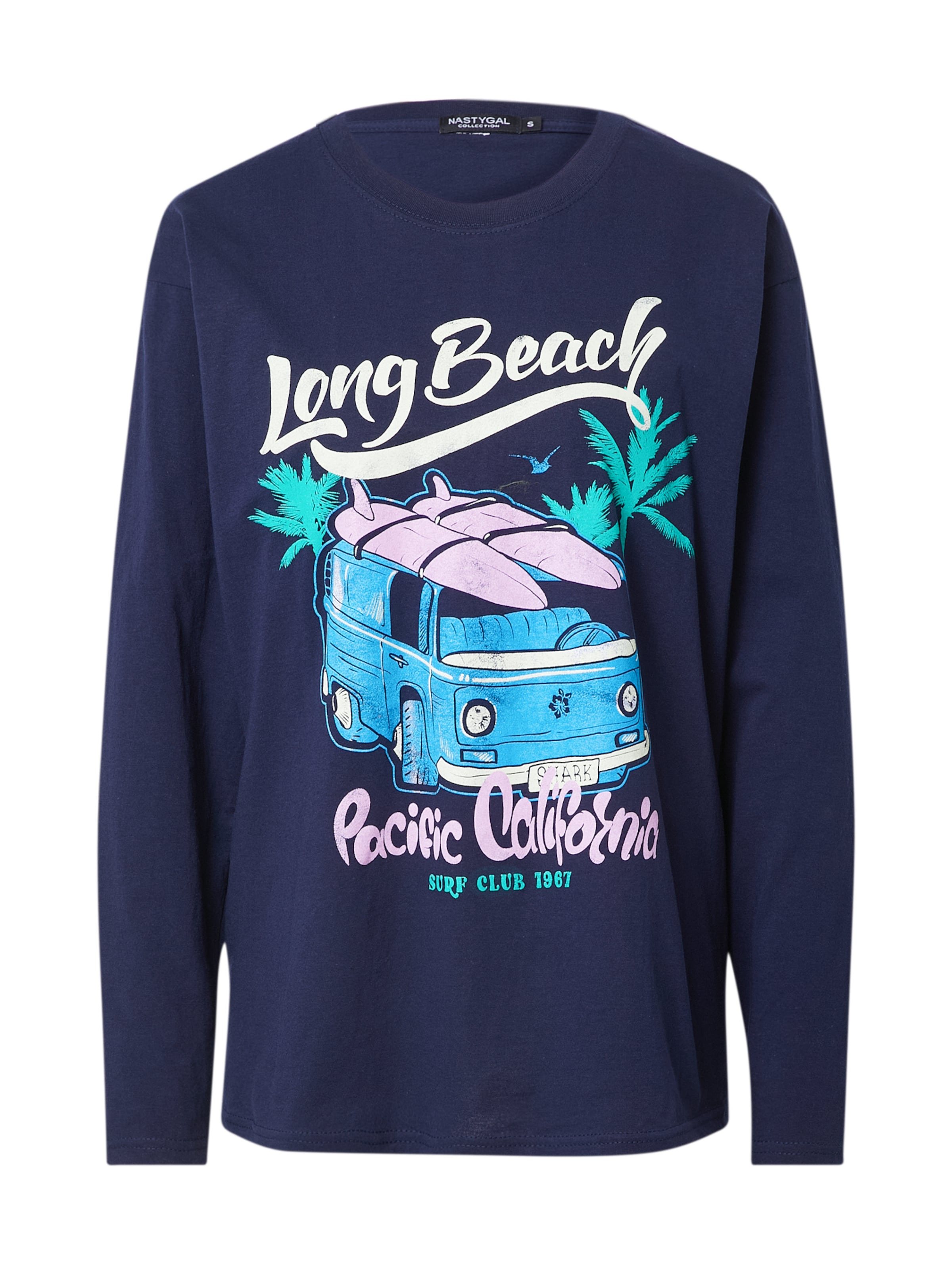 mėlyna Nasty Gal Marškinėliai: priekis