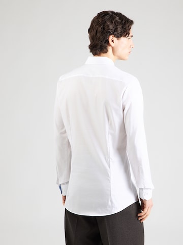 Coupe slim Chemise 'No 6' OLYMP en blanc