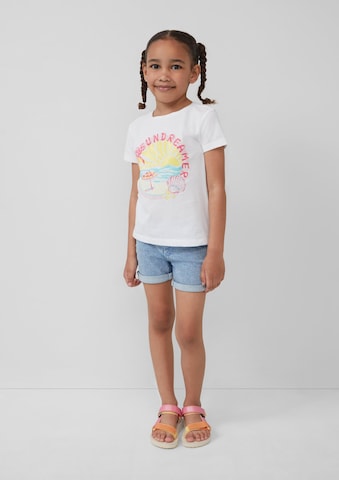 T-Shirt s.Oliver en blanc