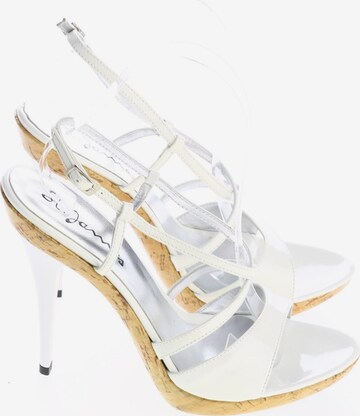 ST. JAMES Sandals & High-Heeled Sandals in 38 in White