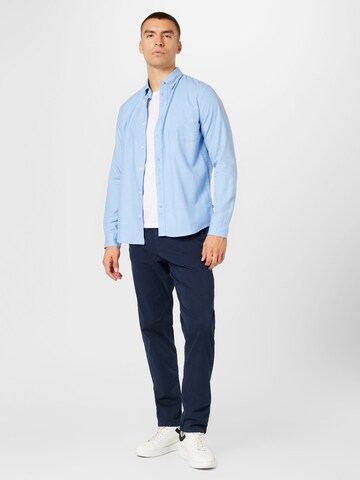 Matinique Regular fit Button Up Shirt 'Trostol' in Blue