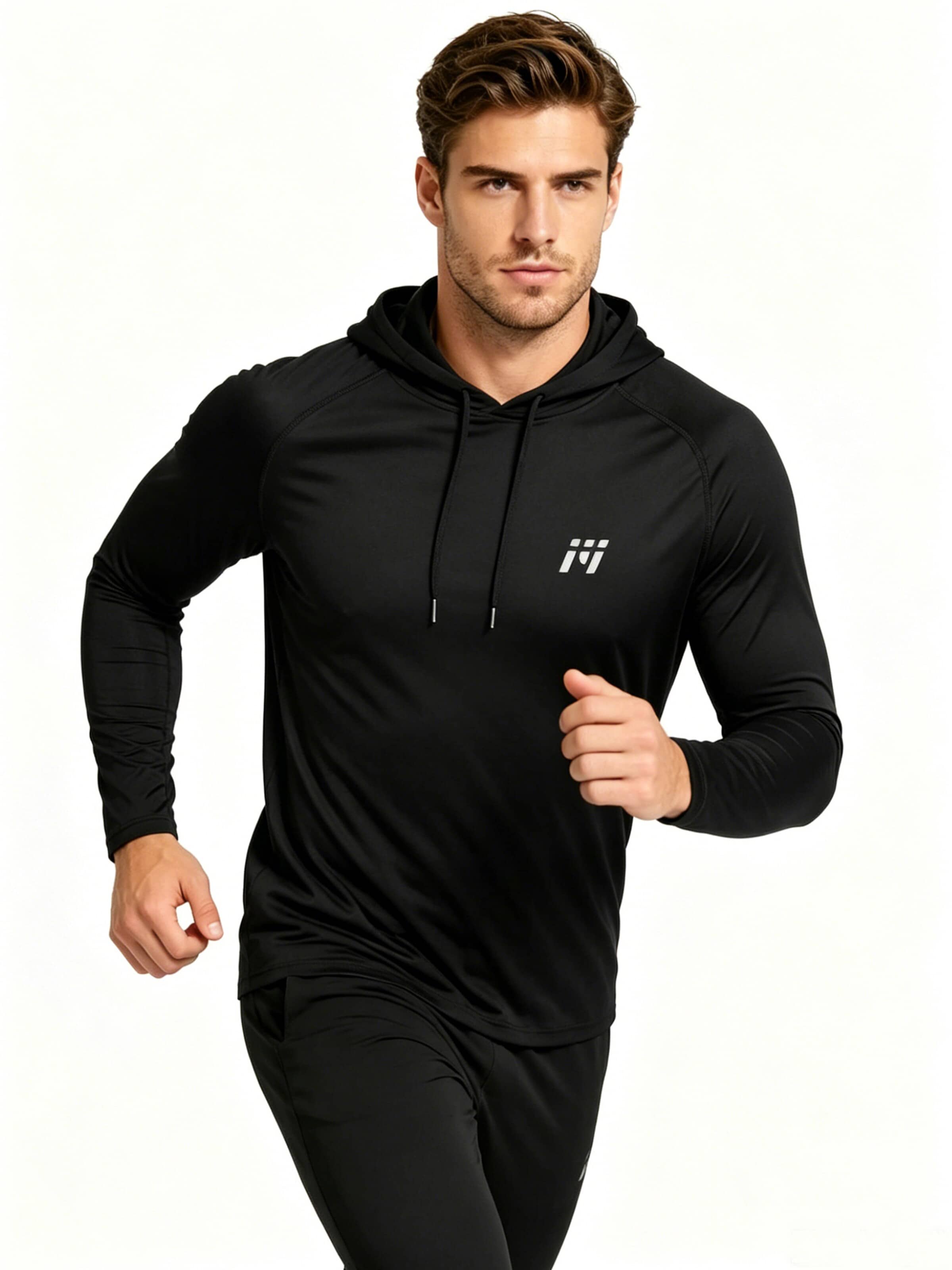 MEETWEE Sweatshirt 'Lightweight Sports Top' in Zwart