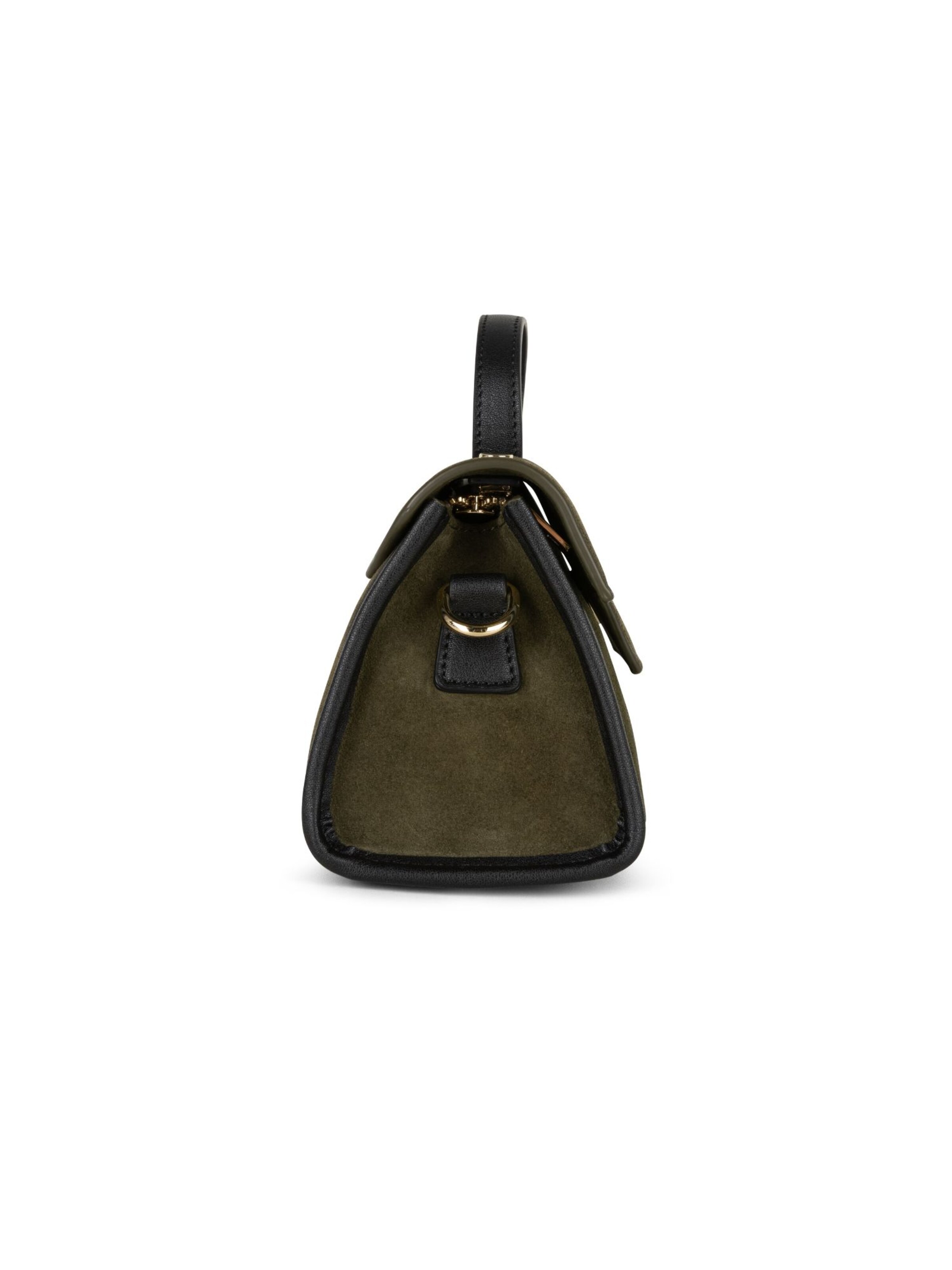 GIYA Amsterdam Handbag 'The Maya bag - olive green' in Green