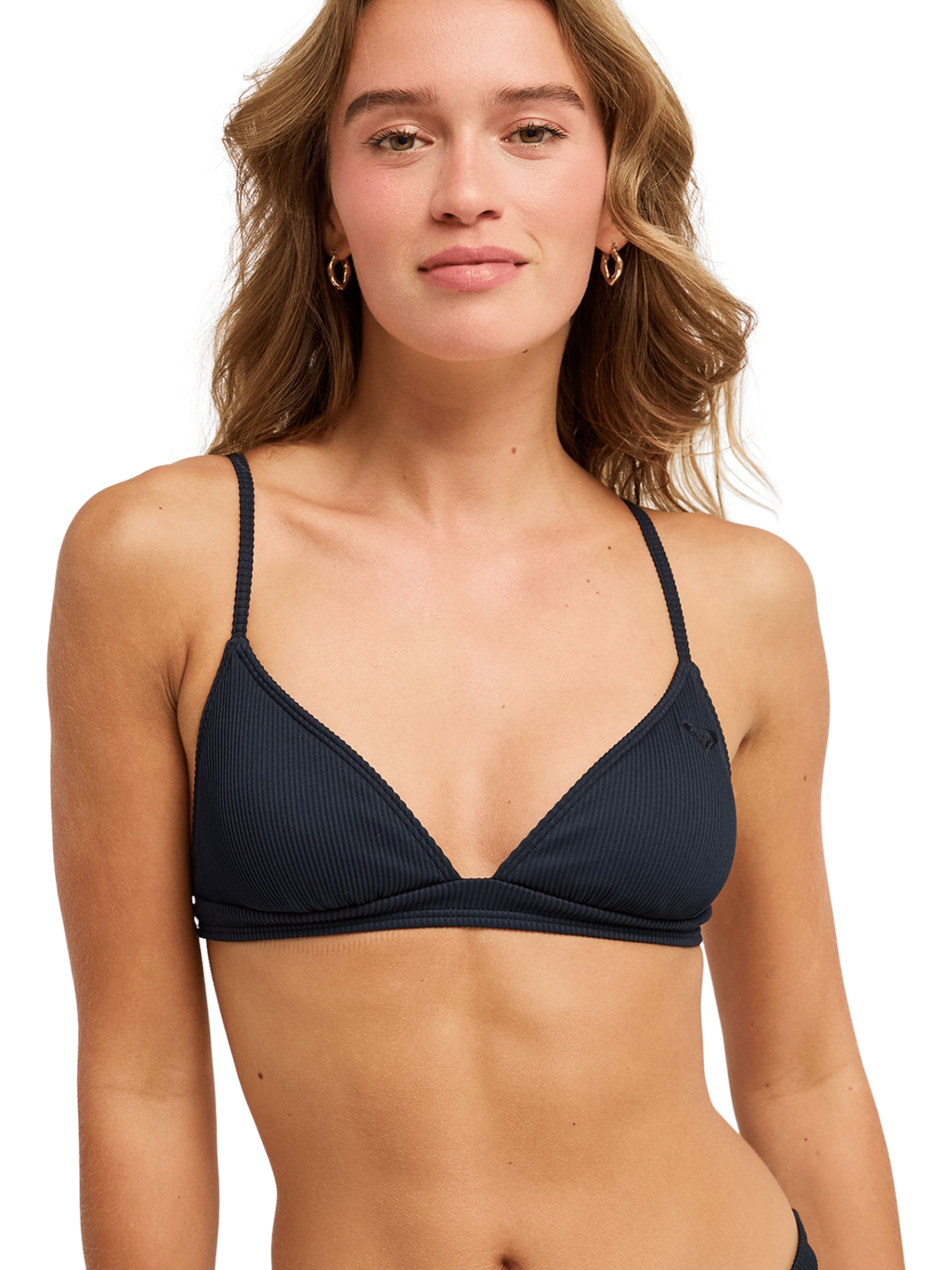 ROXY Triangel Bikinitop 'Love' in Schwarz: Vorderseite