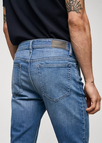 MANGO MAN Slimfit Jeans 'Jan' in Blauw