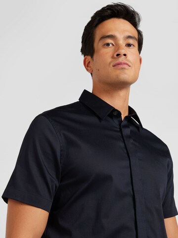 ARMANI EXCHANGE - Ajuste regular Camisa en azul