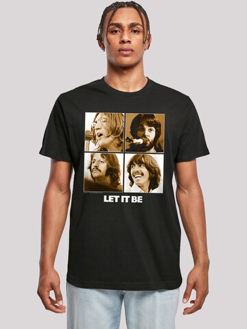 F4NT4STIC Shirt 'The Beatles' in Black: front