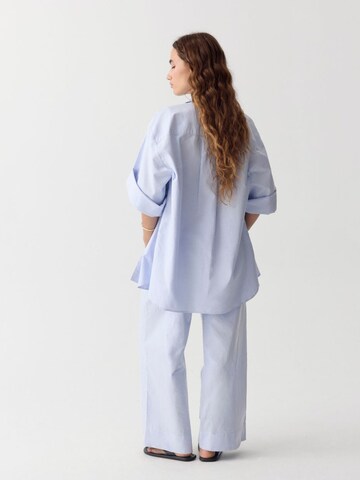 SEABASS Shirt 'Women Resort Shirt Soleil' in Blauw