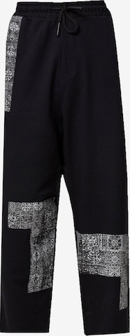 VAMOS CLO Voľný strih Nohavice 'Wax Plant' - Čierna: predná strana