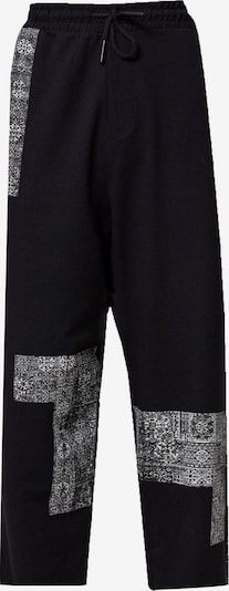 VAMOS CLO Housut 'Wax Plant' värissä harmaa / musta, Tuotenäkymä