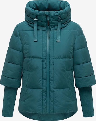NAVAHOO Winterjacke 'Lotusherz XIV' in XS in cyanblau, Produktansicht