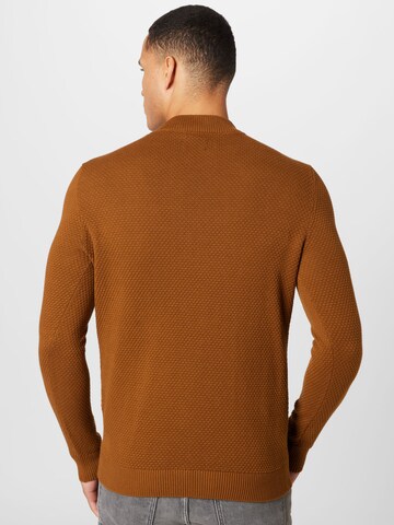 TOM TAILOR Pullover in Braun