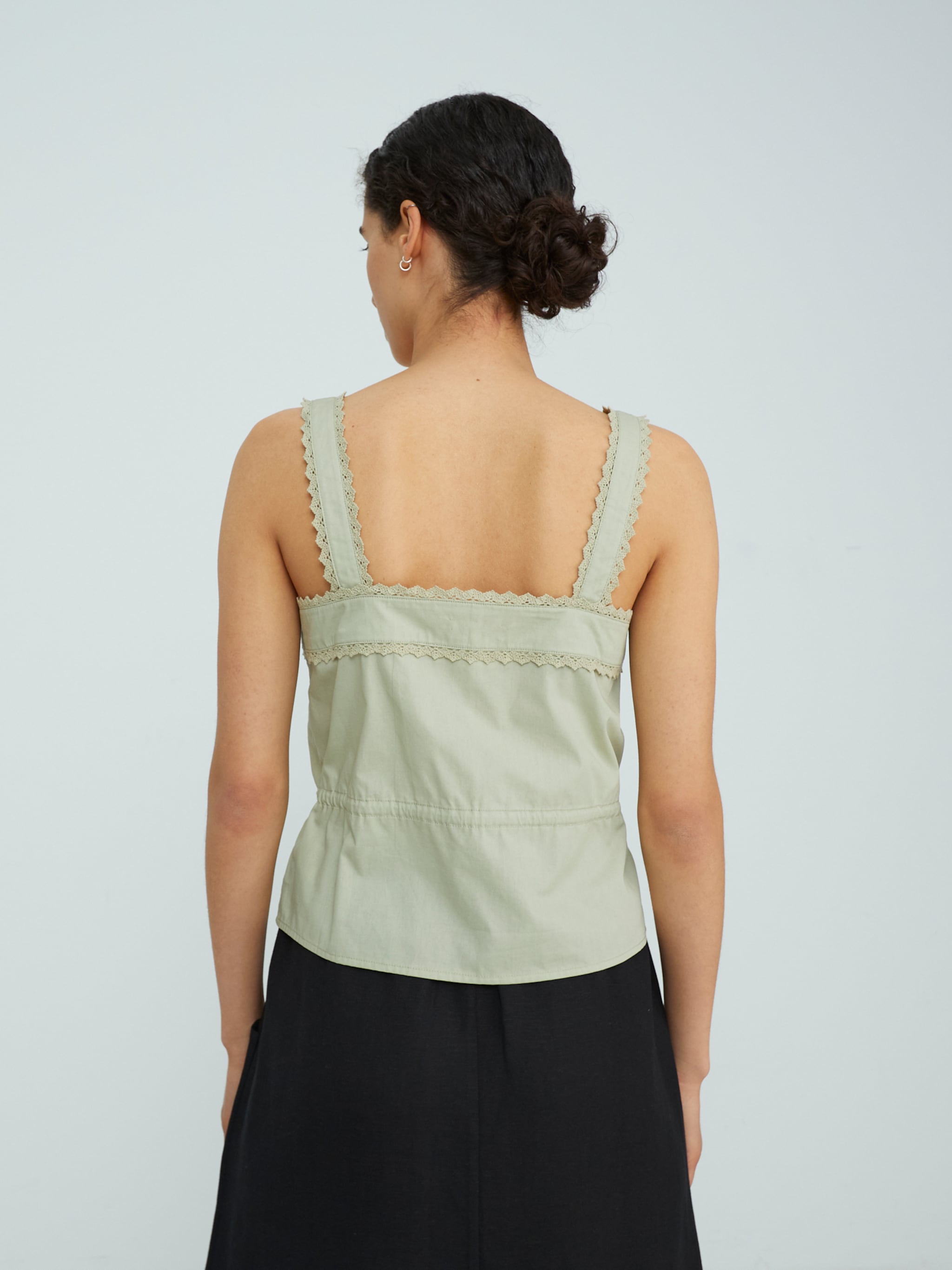 EDITED Produkte Blusentop 'Taren' hellgrün