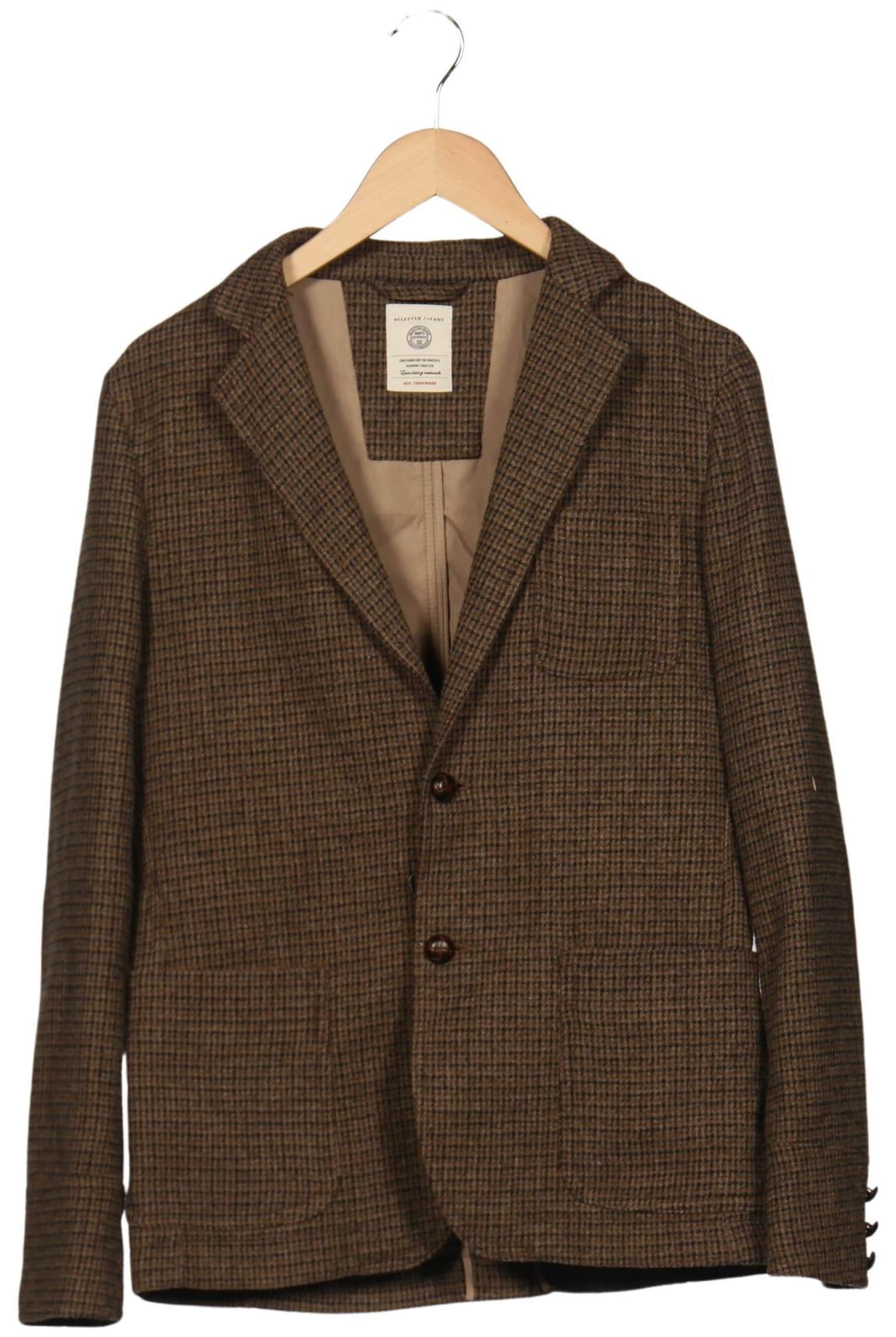SELECTED Suit Jacket in M in Brown: front