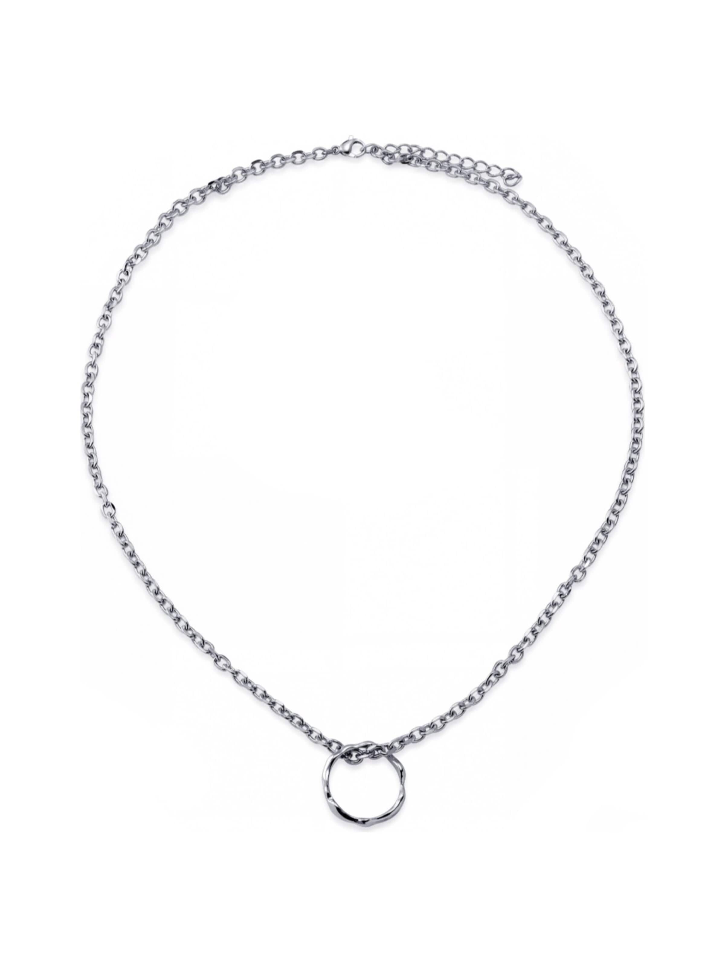Sidegren Necklace 'Molten' in Silver