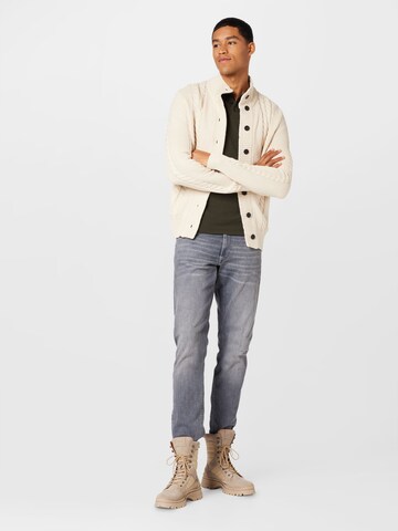 Vestes en maille 'TED' JACK & JONES en beige