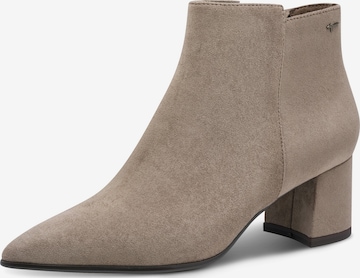 Tamaris Ankle Boots in Beige: Vorderseite