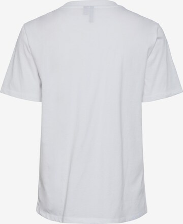 PIECES T-Shirt 'PUFF' in Weiß