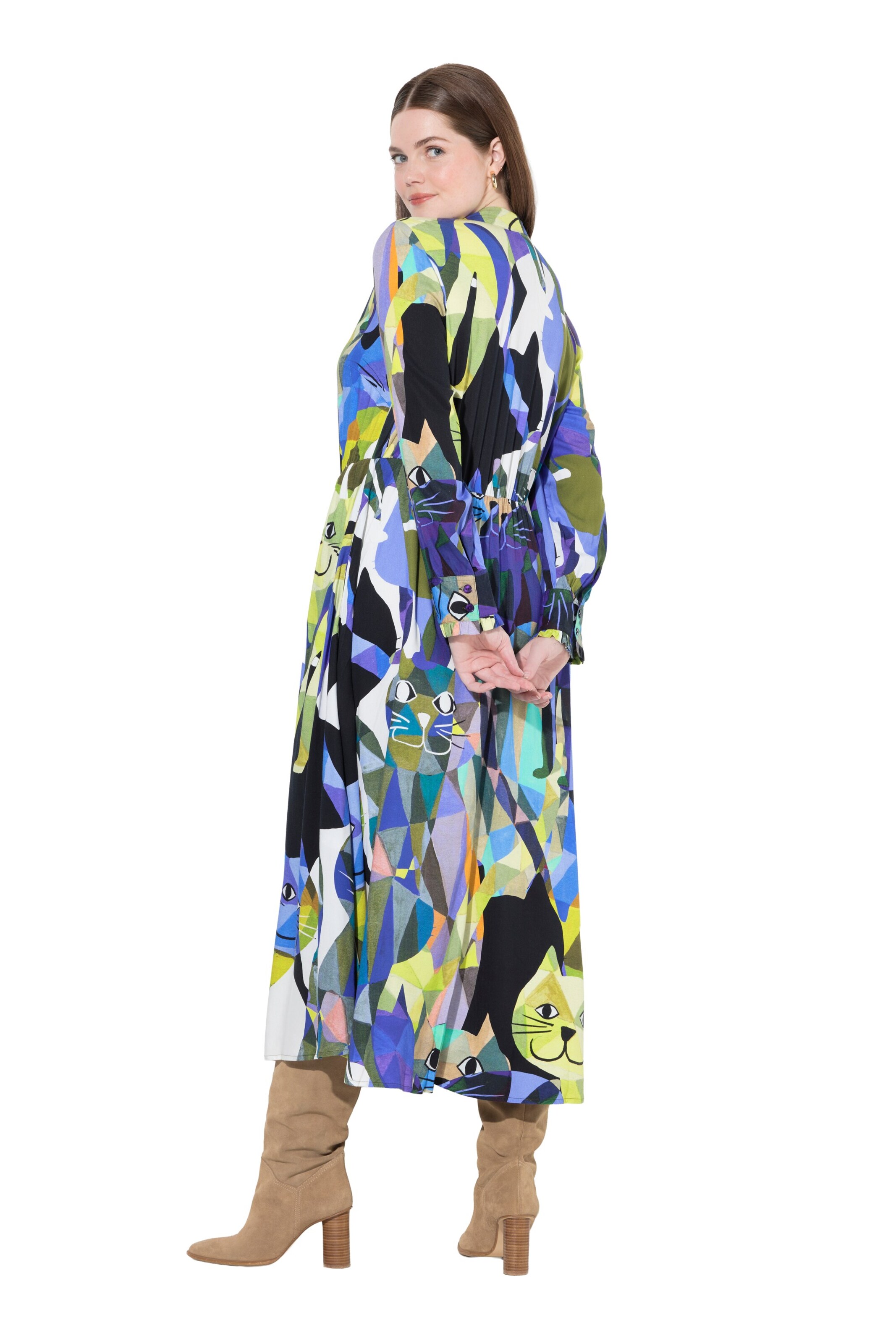 Ulla Popken Kleid in Blau