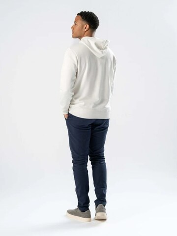 TEESHOPPEN Sweater ' Sweatshirt Hoodie ' in White