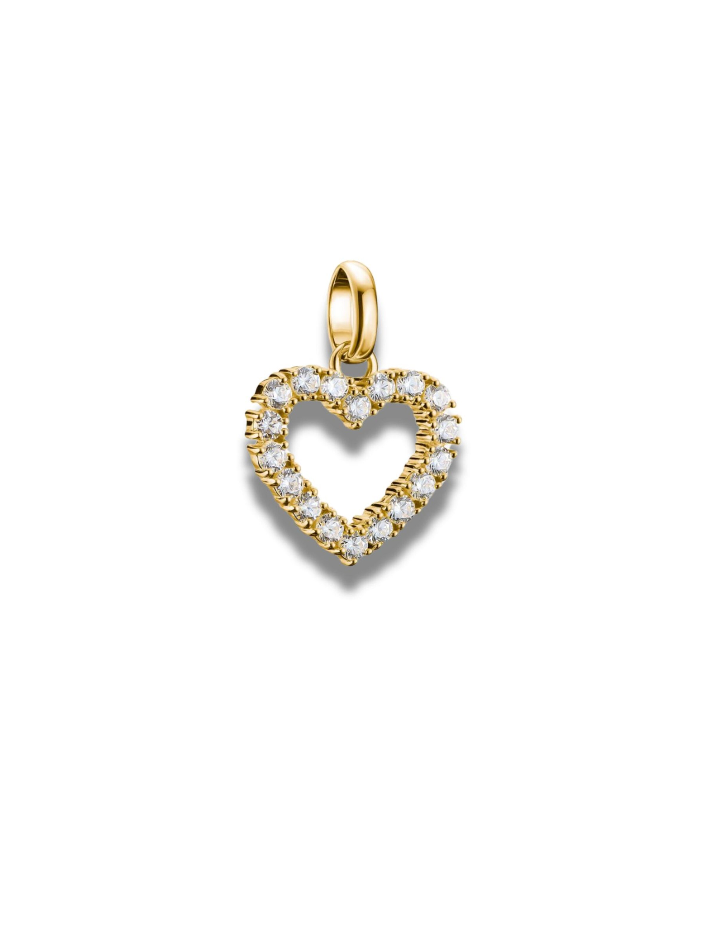 Pendentif 'Charm Herz' Thomas Sabo en or : devant