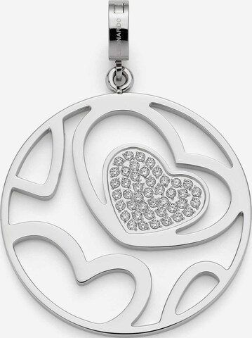 LEONARDO Pendant in Silver: front