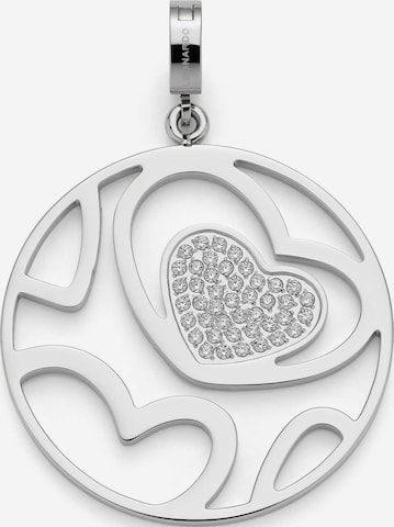 LEONARDO Pendant in Silver: front