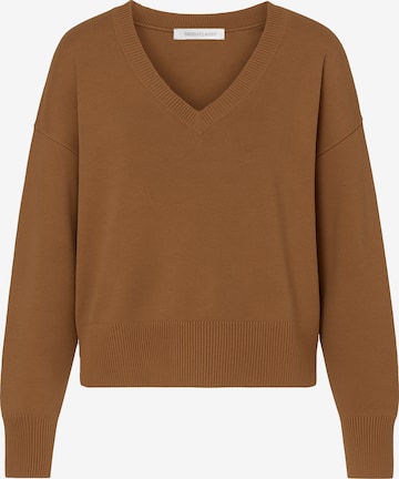 SASSYCLASSY Oversizepullover in Braun: Vorderseite