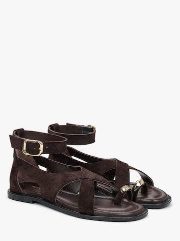 Estro Sandal '088-315' i brun