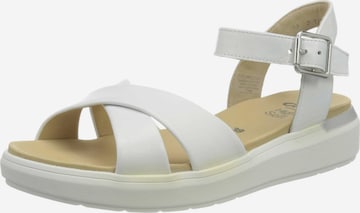 ARA Sandalen met riem in Wit: voorkant