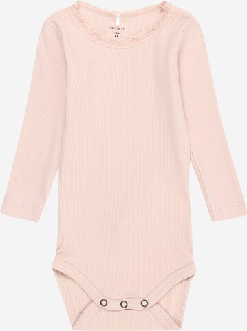 Tutina / body per bambino 'KAB' di NAME IT in beige: frontale